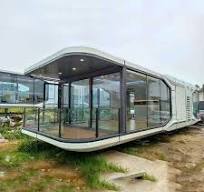 Portable prefabricated homes luxury living capsule house