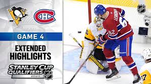 Pittsburgh penguins vs montreal canadiens scq, gm4 aug 7, 2020 highlights hd