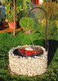 Stone Grill Fire Pit Grill Fire Pit Backyard Backyard Fire