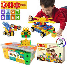 Eti Toys Stem Learning Original 101 Piece Educational Construction Engineering Building Blocks Set For 3 Educational Toys For Kids Stem Toys Stem Learning