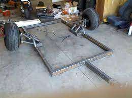 This article will be going through 21 diy utility trailers you can make yourself. The Suspension Is Interesting But Not The Rest Of It Trailer Suspension Trailer Axles Off Road Camper Trailer