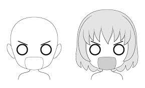 Amvworld 16 Examples Of How To Draw Chibi Anime Facial Expressions Drawing the eyes of a character is the most interesting part. draw chibi anime facial expressions