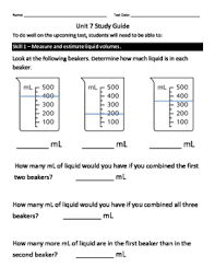 Unit 7 test study guide/key. Everyday Math Grade 3 Unit 7 Study Guide Em4 By Mr Laurie Teaching Tools