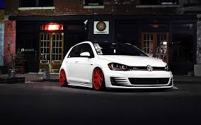 Hd Wallpaper White Volkswagen Golf 5 Door Hatchback Gti Front View Car Wallpaper Flare