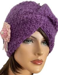 Hand Knits 2 Love Cotton Headband Bandana Lace Ombré Denim Flower Designer  Hip