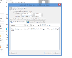 Enter your email address (if prompted) and password before clicking sign in. Use Outlook S Auto Reply Features To Free Your Vacation From Email Pcworld