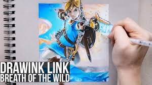 Found 6 free the legend of zelda: Drawing Link From The Legend Of Zelda Breath Of The Wild Youtube