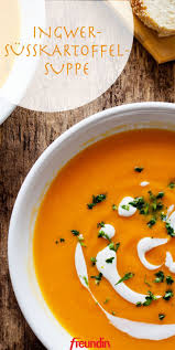 Was Gibt Es Besseres Als Eine Heisse Cremige Suppe An Kalten Tagen Das Leckere Rezept Dazu Finden Sie Hier Susskartoffelsuppe Suppen Rezept Vegetarisch Rezepte