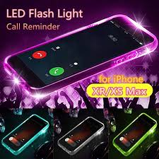 Led Light Case For Iphone X Xr Xs Max Luxury Incoming Call Reminder Flash Luminous Shell Soft Tpu Back Case Cover For Iphone 8 Plus 7 Plus 6 Plus 6s Plus Samsung