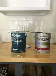 This kind of topcoat would be an ideal choice for kitchen. The Best Paint For Kitchen Cabinets Refresh Living