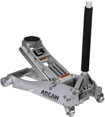 An asymmetric car hoist has arms of different lengths; Arcan 3 Ton Quick Rise Aluminum Floor Jack With Dual Pump Pistons Reinforced Lifting Arm Alj3t A20018 Auto Floor Jacks Amazon Com