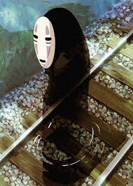 It is immediately apparent that spirited away is a high quality production, and rivals animated features by disney and dreamworks. No Face Spirited Away Dir Hayao Miyazaki Studio Ghibli Movies Studio Ghibli Spirited Away