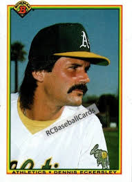 1990 Athletics A's Baseball Trading Cards