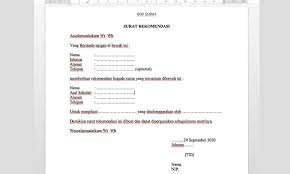 Maybe you would like to learn more about one of these? Contoh Surat Rekomendasi Sekolah Dan Bagiannya Penulis Cilik