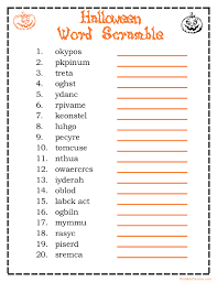 Unscramble words with the best word finder dictionary tool. 20 Spooky Halloween Word Scrambles Kittybabylove Com
