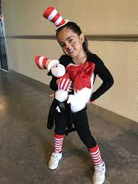 Dr Seuss Costume Cat In The Hat Halloween Costumes For Kids Dr Seuss Costumes Halloween Costumes For Girls