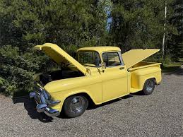 Image result for Chrome Yellow 1955 GMC
