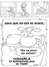 Imagen Colorear Del Agua Preescolar Agua Para Colorear Imagenes De Ahorro Agua