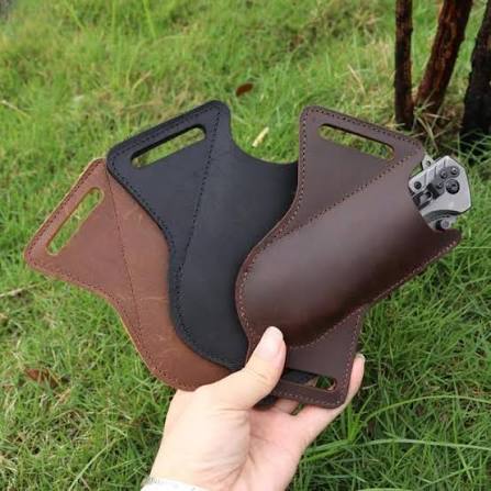 Folding Knife Cowhide Storage PouchFolding Knife Cowhide Storage Pouch