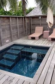 Cocktail Pools Hot Tubs Make A Big Splash In A Tiny Space Small Inground Pool Small Backyard Pools Backyard Pool