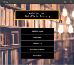 Library Management System Python Project With Source Code Dataflair