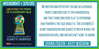 Unlocking the power of classroom talk by shana frazin and katy wischow is one of those books. Unlocking The Power Of Classroom Talk Literacy Lenses