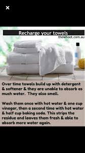 Recharge Your Towels Household Cleaning Tips House Cleaning Tips Diy Cleaning Products