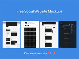 Download Social Media Websites Mockups Facebook Instagram Linkedin Twitter Freebie Supply