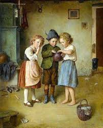 Edmund Adler 1876 1965 Austrian Classic Art Family Artwork Classic Paintings