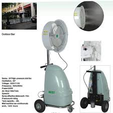 Outdoor misting fan with tank. Humidifier Fan Higher Pressure Fan Misting Fan Olive