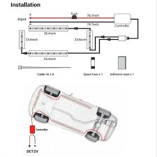 In an electric car, the (enormous) battery is a major part of the price. 4x Rgb Car Light Strip Dreamcolor Underbody Lights Music App And Remote Control Ebay