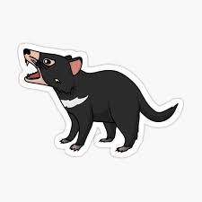 Pegatina taz, demonio de tasmania. Pegatinas Demonio De Tasmania Redbubble