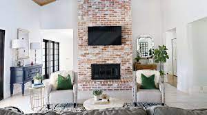 You can adjust the thickness of the whitewash to control how much of the original brick color remains visible. Interior Paint Colors That Go With Red Brick Gambrick