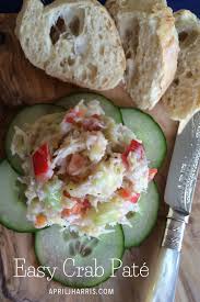 Try one of our dinner party starters for simple but impressive entertaining. Easy Crab Pate Recipe April J Harris