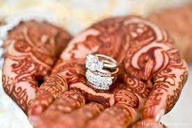 Photo Indian Wedding Rings Diamonds Henna Indian Wedding Rings Indian Engagement Ring Indian Engagement