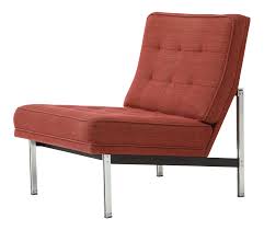 Florence Knoll Parallel Bar Lounge Chair Weinberg Modern