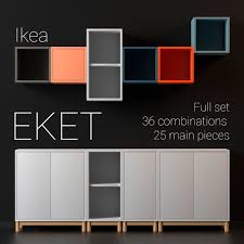 3d Model Ikea Eket 3d Model Ikea Eket Eket Ikea Living Room