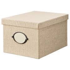 Kvarnvik Storage Box With Lid Beige Length 13 Learn More Ikea Storage Boxes With Lids Ikea Storage Boxes Storage Box