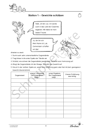 Andere argumente und lösungen sind ebenfalls denkbar. Wir Entdecken Die Gewichte Lernbiene Verlag