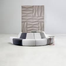 Aura Light Convex Style Commercial Furniture Modular Lounges Furniture Design