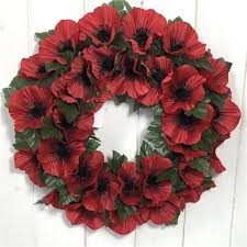 Purchase the beautiful rose remembrance sympathy flower bouquet at rockcastle florist in rochester ny. Artificial Red Poppy Wreath Remembrance Shelf Edge Uk