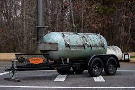 500 Gallon Primitive Pits Wood Fired Cooking Barbecue Smoker Offset Smoker