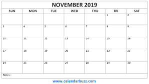 November 2019 Calendar Monthly Printable Calendar Word Monthly Template Calendar Template