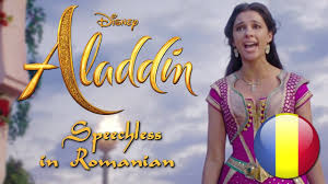 Mena massoud, naomi scott, will smith and others. Aladdin 2019 Speechless Romanian S T Youtube