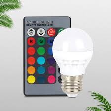 Lighting Bulbs E27 Led Bulb Lamp Rgb 16 Colors Energy Saving Night Light With 24 Key Remote Control Ac 85 265v For Indoor Light Led Bulb Save Energy E27 Led
