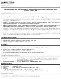 It Resume Format Resume Samples For It It Cv Format Job Resume Samples Marketing Resume Resume