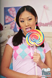 Pigtailed teen georgia jones toys a lolli pop and masturbates. Beautiful Evelyu Lin Licking Lollipop Leads For Wild Masturbating Action Asian Porn Movies