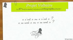 . permettrait au gouvernement d'apprendre ce qui s'est bien passé et ce qui a mal tourné afin que nous soyons . tous mieux préparés la prochaine fois. C Est Ou S Est Orthographe La Langue Francaise Nbsp