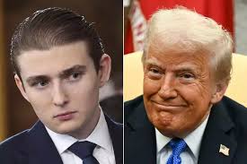 El 'aprendiz'… de su papá: Barron Trump va tras los pasos de Donald Trump