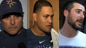 Rays talk postgame against O's